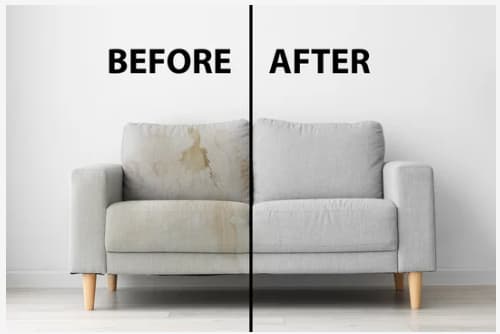 Before and After Unbeatable Cleaning Solution